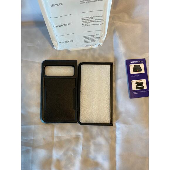 Black Google Pixel Z Fold Case 5G Shockproof Heavy Duty Case - Picture 7 of 8